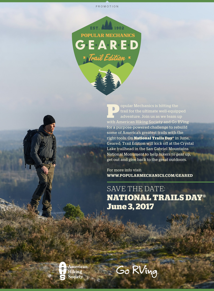 Popular Mechanics, “Geared Trail Edition” 2