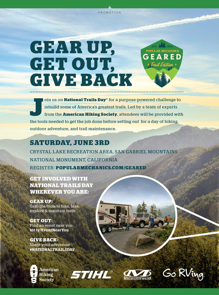 Popular Mechanics, “Geared Trail Edition” 3