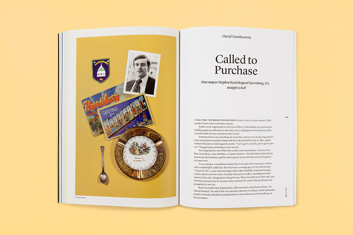 Opening spread of an article by David Gambacorta. Photo-illustration by Lindsay Ballant.