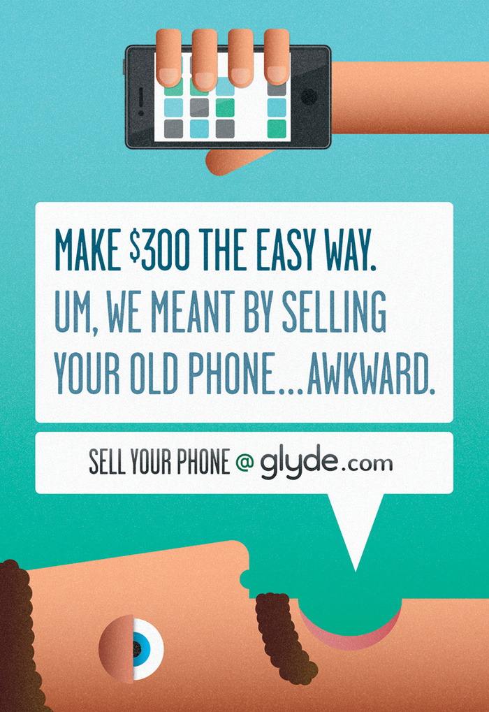Glyde.com print ads 1