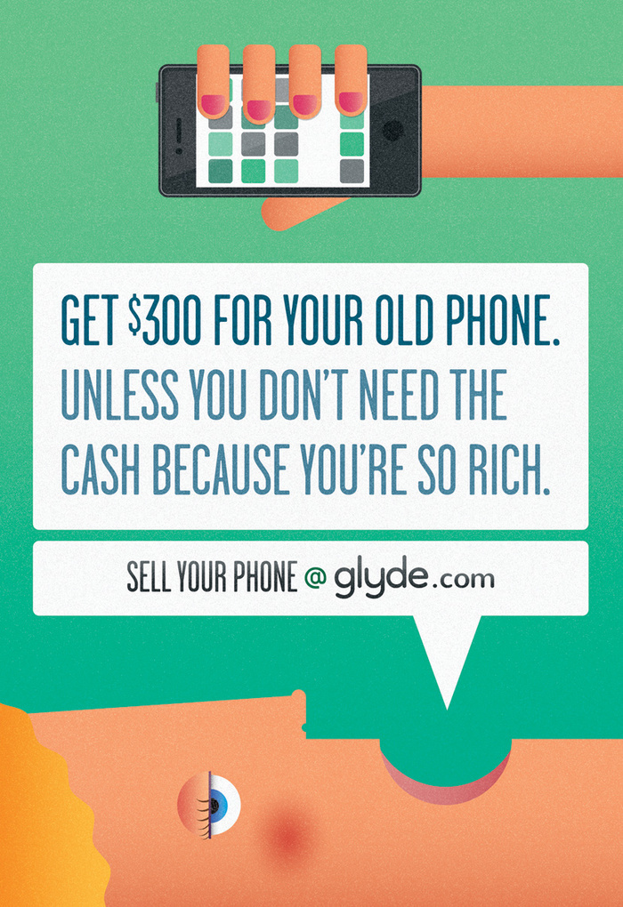 Glyde.com print ads 3