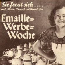 “Emaille-Werbe-Woche” leaflet