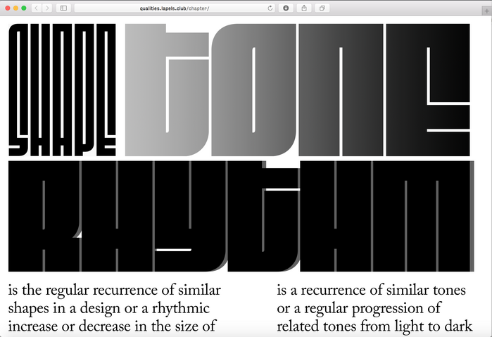 The Qualities of Design by Harry Lawrence Gage, Pavel Kedich web edition 5