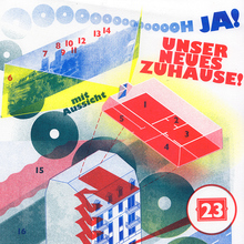 “Unser neues Zuhause!” change of address