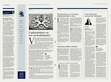 <cite>Helsingin Sanomat </cite>redesign (2013)