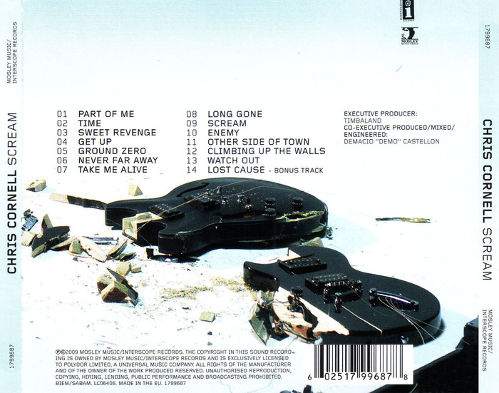 Chris Cornell – Scream album art 4