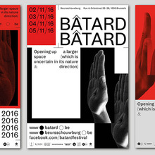 Bâtard 2016 festival identity