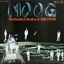 <cite>MOOG — The Electric Eclectics of Dick Hyman </cite>album art