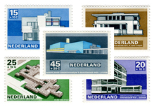 Modern Dutch Architecture Stamps (1969)