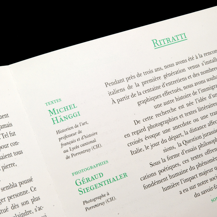 Ritratti. 78 portraits d’immigrés italiens 2