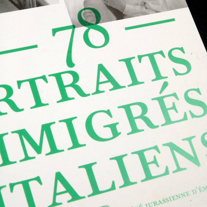 Ritratti. 78 portraits d’immigrés italiens 3