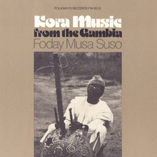Foday Musa Suso – <cite>Kora Music from the Gambia </cite>album art