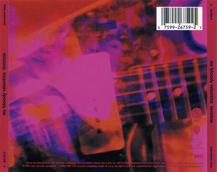 My Bloody Valentine – Loveless album art - Fonts In Use