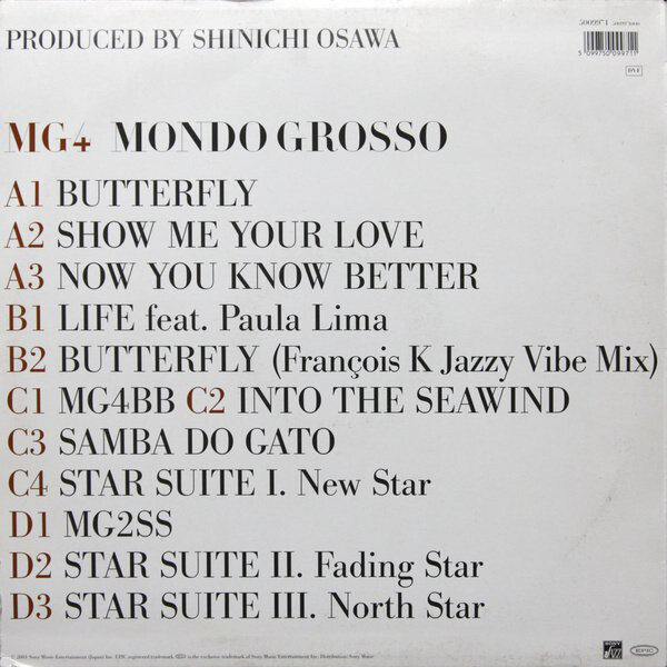 MG4 back cover – adaptation as used for the UK vinyl release, with Bauer Bodoni