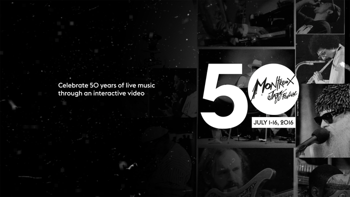 Montreux Jazz Festival interactive video 2