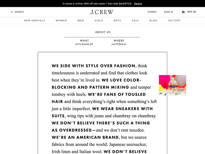This page breaks from the rest of the site, using PT Futura and Times New Roman.
