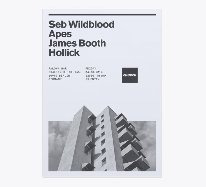 Church: techno label posters 10