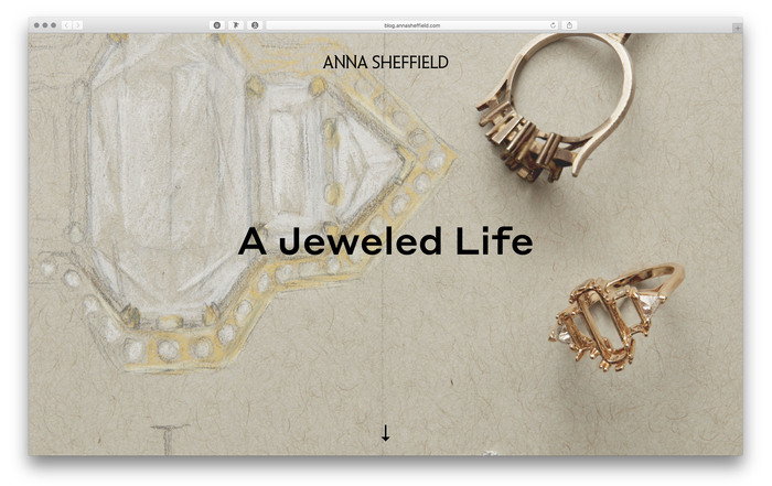 Anna Sheffield website and blog 1