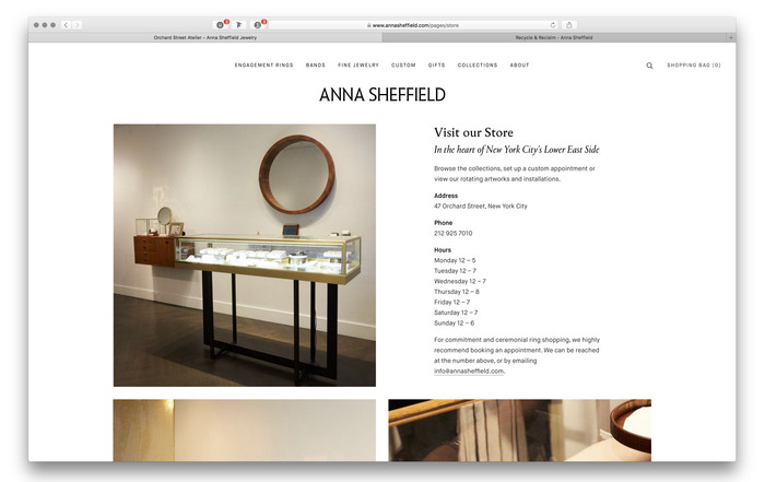 Anna Sheffield website and blog 6