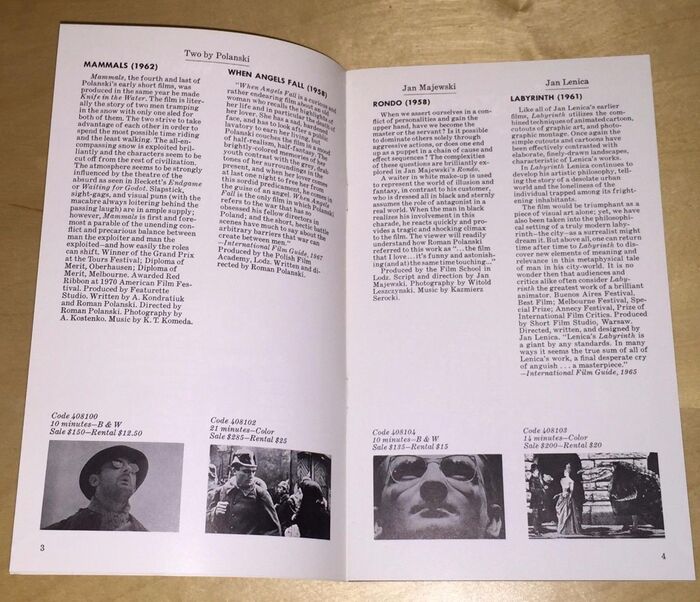 The Polish Short Film catalog 3
