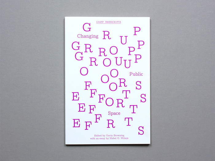Cover of Group Efforts. This volume uses Concrete Roman.