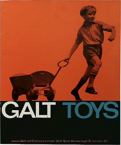 Cover of first Galt Toys catalogue, 1961