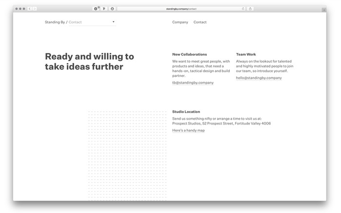 Standing By website (2017) 1