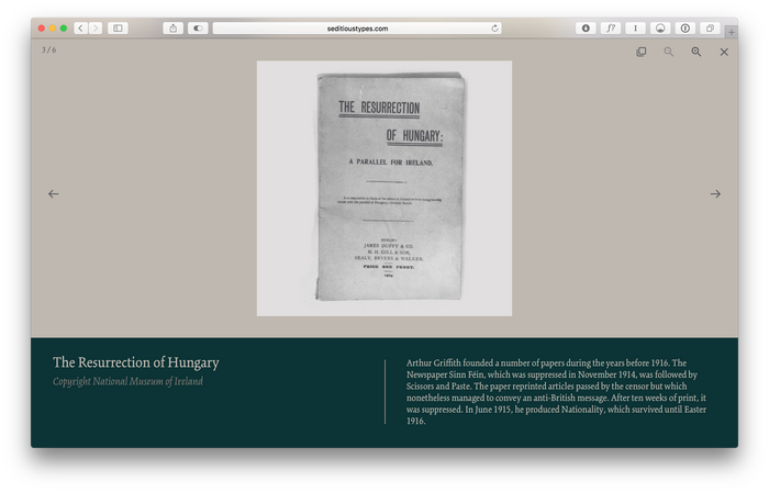 Seditious Types: the Legacy of Printers of 1916 8