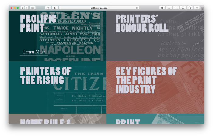 Seditious Types: the Legacy of Printers of 1916 3