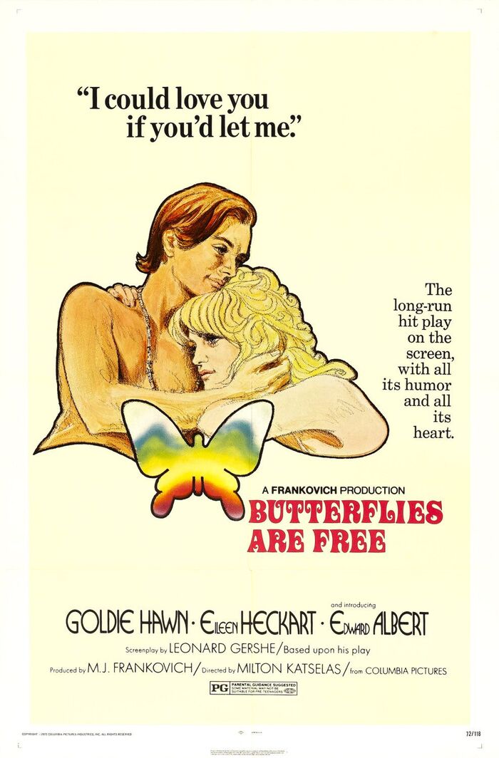 Butterflies Are Free movie posters 1