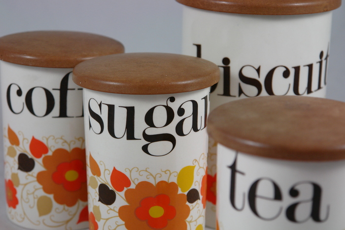 Crown Devon / Mary Quant ceramic containers 1