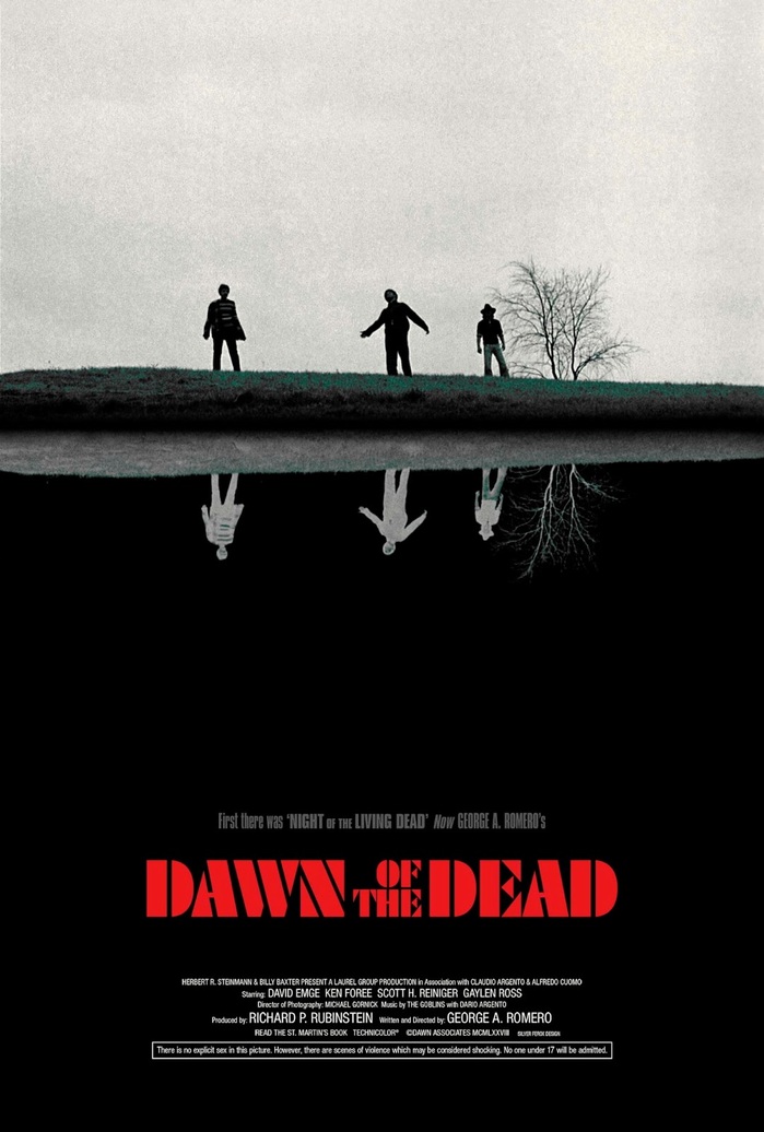 In a series of (more recent) alternative posters, Silver Ferox Design echoes the type choice of the original UK version. See more gory posters on their website.