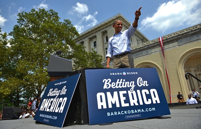 Obama 2012 campaign posters and merchandise 1