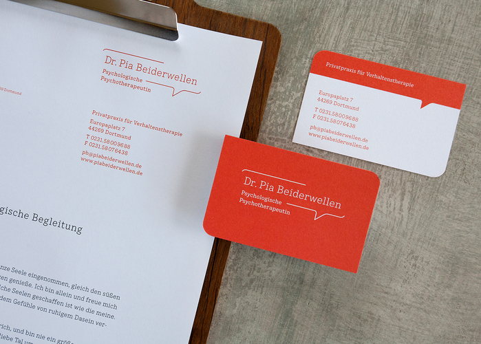 Dr. Pia Beiderwellen stationery 1
