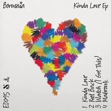 Borussia logo and <cite>Kinda Love</cite> (EP)