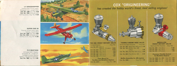 L-4 Grasshopper, Super Cub 150, P-51 Mustang