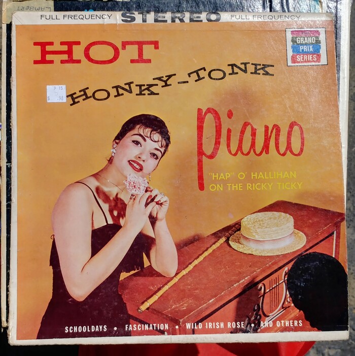 Happy O’Hallihan – Hot Honky-Tonk Piano album art