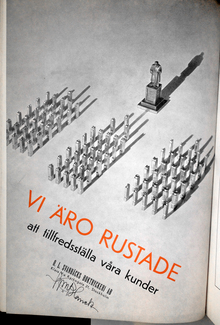 “Vi äro rustade – att tillfredsställa våra kunder”