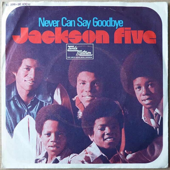 Jackson Five – “Never Can Say Goodbye” German single sleeve 1