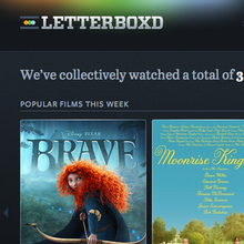Letterboxd website (2011–2013)