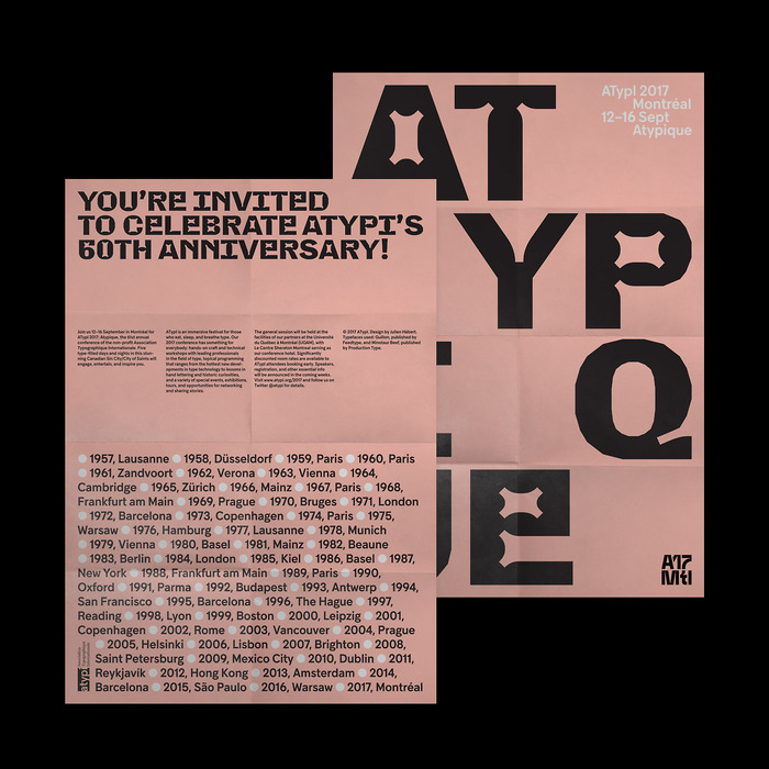 ATypI 2017 Montréal 2