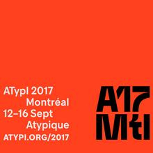 ATypI 2017 Montréal