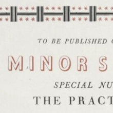 <cite>The Practioner</cite> 1936 advert, Curwen Press