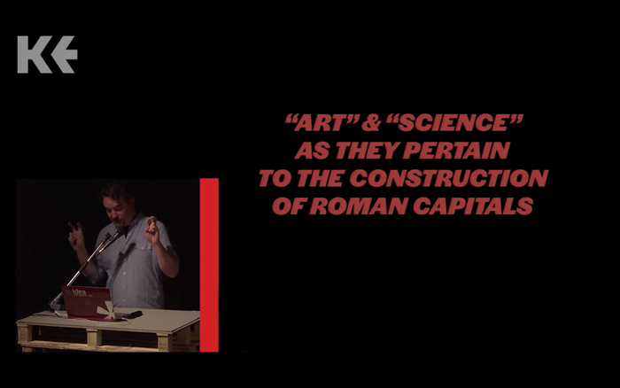For the headings of his talk, Cavedoni chose italic caps &mdash; a less common yet attractive stylistic device that adds vigor &mdash; in Light and Black weights: &ldquo;I tend to use fonts in a way that will make them do most of the work for me. I try to favor the more extreme styles for that reason, and I really enjoyed the look of Halyard&rsquo;s Black Italic caps.&rdquo;