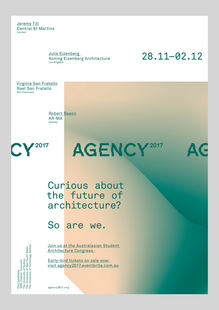 Agency2017 call out poster