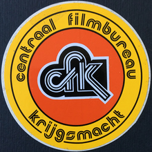 “Centraal Filmbureau Krijgsmacht” sticker
