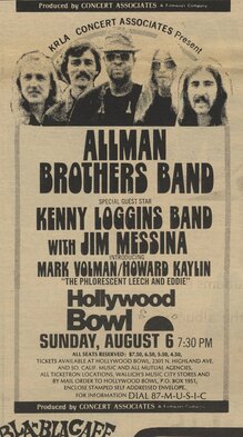 Allman Brothers Band at Hollywood Bowl