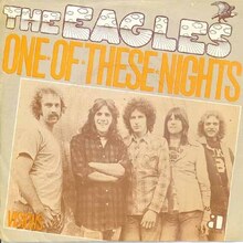 Eagles – “One Of These Nights” Dutch single cover