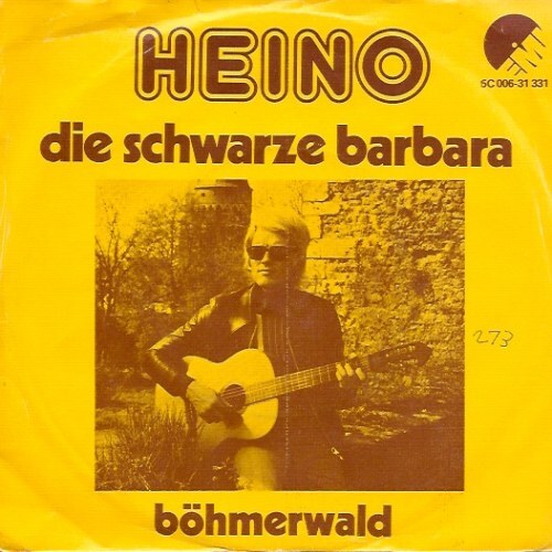 Heino – “Die schwarze Barbara” / “Böhmerwald” Dutch single cover