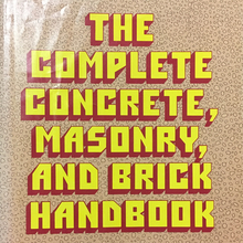 <cite>The Complete Concrete, Masonry, and Brick Handbook</cite> – J.<span class="nbsp">&nbsp;</span>T.<span class="nbsp">&nbsp;</span>Adams